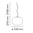Glo-Ball Suspension 1 Suspension Lamp