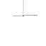 Arrangements Round & Line Suspension Lamp With Small Surface Rose Canopy