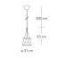Flute XXL Suspension Lamp