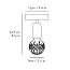 Crystal Bulb Ceiling Lamp - Clear
