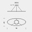 Ellisse Minor Pendant With Downlight