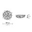 Veli Foliage Ceiling Lamp Medium