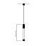 Vertical Suspended Tube Small - Plain