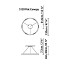 R2 S120 Suspension Lamp - With Flat Canopy