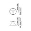 R2 S90 UP & Down Suspension Lamp - With Flat Canopy