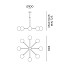 Molecola Suspension Lamp - B