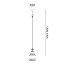 Fior Di Pizzo Small Suspension Lamp