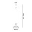 Fior Di Pizzo Medium Suspension Lamp