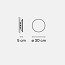 Puck Wall Art 5470 Lamp - Single