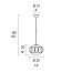 Arabesque Suspension Lamp - 6985/1