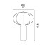 Balloon Table Lamp - 7206/L1 S