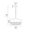 Balloton Suspension Lamp - 7211/1 Disk