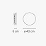 Puck Wall Art 5471 Lamp - Single