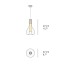 Eris Suspension Lamp - Matt Black