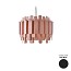 Maruja Suspension Lamp - Matt Black Canopy
