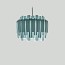 Maruja Suspension Lamp - Matt Black Canopy