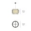 Maruja Suspension Lamp - Matt White Canopy