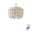 Maruja Suspension Lamp - Matt Nickel Canopy
