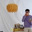 Maruja Suspension Lamp - Matt Nickel Canopy