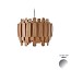 Maruja Suspension Lamp - Matt Nickel Canopy