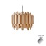 Maruja Suspension Lamp - Matt Nickel Canopy