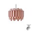 Maruja Suspension Lamp - Matt Nickel Canopy