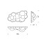 Nuvola Ceiling Lamp - H-37