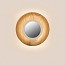 Lens Circular Wall Lamp - Matt Ivory