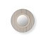 Lens Circular Wall Lamp - Matt Ivory