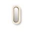 Lens Oval Wall Lamp - Gold