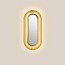 Lens Oval Wall Lamp - Gold
