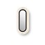 Lens Oval Wall Lamp - Matt Black