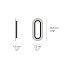 Lens Oval Wall Lamp - Matt Black