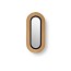 Lens Oval Wall Lamp - Matt Black