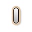 Lens Oval Wall Lamp - Matt Black