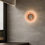 Lens Circular Wall Lamp - Gold
