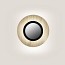 Lens Circular Wall Lamp - Matt Black