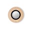 Lens Circular Wall Lamp - Matt Black