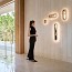 Lens Super Oval Wall Lamp - Gold