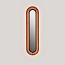 Lens Super Oval Wall Lamp - Matt Black