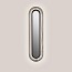 Lens Super Oval Wall Lamp - Matt Black