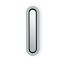 Lens Super Oval Wall Lamp - Matt Black