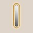 Lens Super Oval Wall Lamp - Matt Ivory