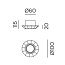Mini Spot Ceiling Lamp - B