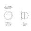 Alfi Ceiling Lamp - t-3740AR