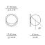 Alfi Wall Lamp - A-3740A1R With Recessed Canopy