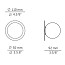 Alfi Wall Lamp - A-3740R With Recessed Canopy