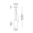 Cyls Suspension Lamp - T-3905 - With Surface Black Canopy
