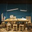 Gada Suspension Lamp - T-3924R With Recessed White Canopy