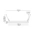 Gada Suspension Lamp - T-3925R With Recessed White Canopy